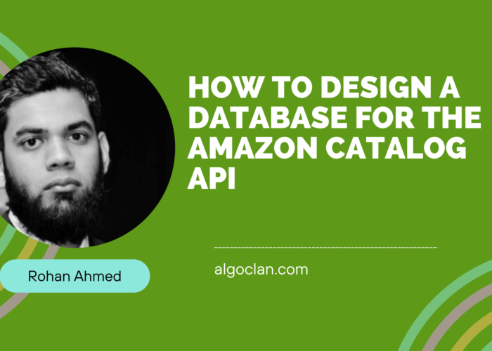 How to Design a Database for the Amazon Catalog API